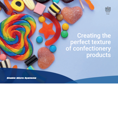 artikel von stable micro systems: analyse von verpackungen und produkten in der süßwarenindustrie mit dem texture analyser.