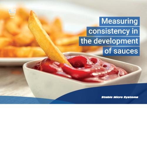 artikel von stable micro systems: untersuchung und optimierung von sauce, saucenzutaten und saucenverpackungen mit dem texture analyser.