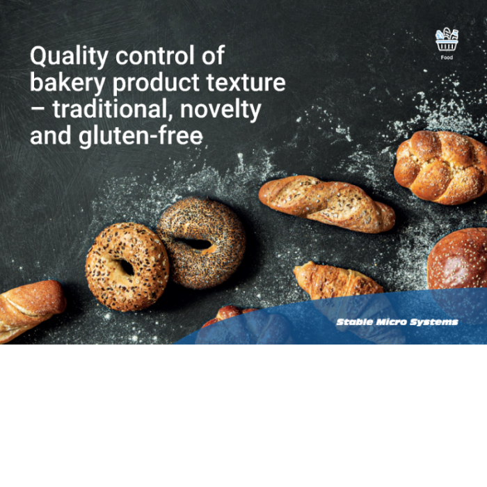 artikel von stable micro systems: methoden zur untersuchung, bewertung und optimierung der textur und produkteigenschaften von traditionellen sowie neuartigen backwaren und bäckereiprodukten.
