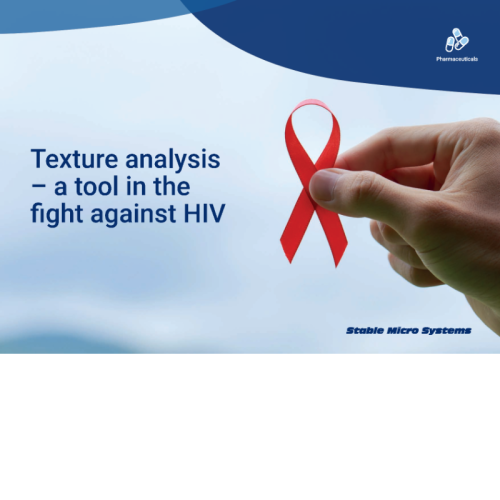 artikel von stable micro systems: anwendungsbeispiele des texture analysers bei der untersuchung und entwicklung von pharmazeutischen präparaten, speziell in der hiv-forschung.