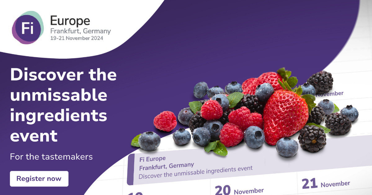 food ingredients europe 19.–21. november 2024 in frankfurt